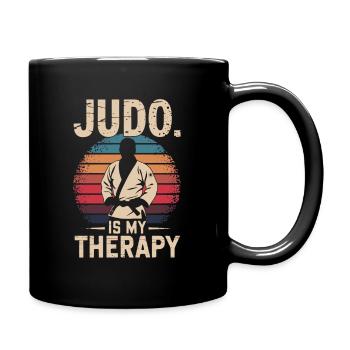Judo vintage - Full Colour Mug - black - Right