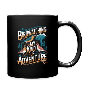 Observation des oiseaux, Oiseaux, Nature, Randonnée, Camping - Mug uni - noir - Droite