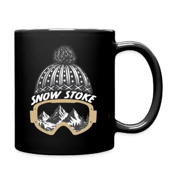 Snow Stoke - Tasse einfarbig - Schwarz - Rechts