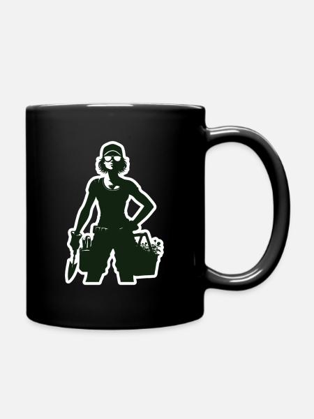 Jardinier cool avec des lunettes de soleil - Mug uni - noir