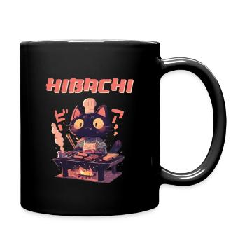 Hibachi Cat Chef - Mug uni - noir - Droite