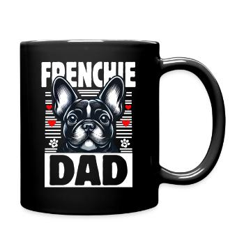 Papa Frenchie - Mug uni - noir - Droite