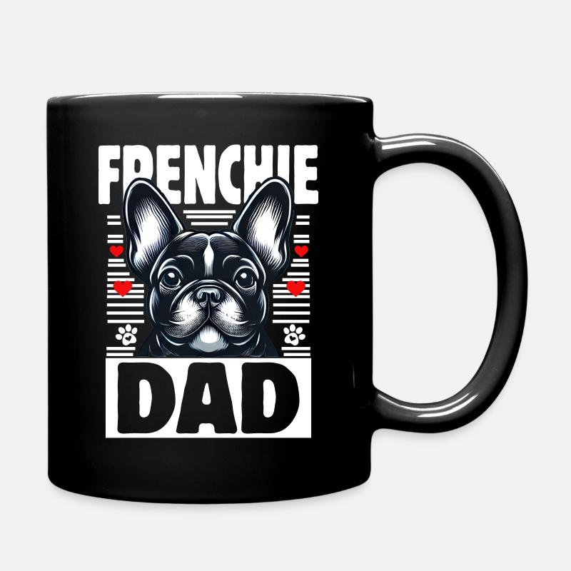 Frenchie Dad - Full Colour Mug - black