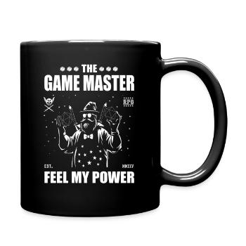 Le maître du jeu de rôle - ressentez la puissance - Mug uni - noir - Droite