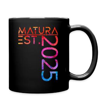 Matura EST. 2025 - Tasse einfarbig - Schwarz - Rechts