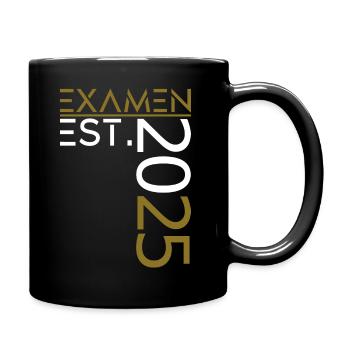 Examen EST. 2025 - Tasse einfarbig - Schwarz - Rechts