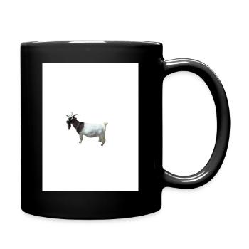 Kleine Ziege - Tasse einfarbig - Schwarz - Rechts