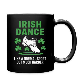L’art de la danse irlandaise - Mug uni - noir - Droite