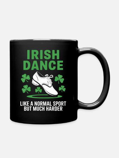Die Kunst des Irish Dance - Tasse einfarbig - Schwarz