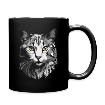 Gatito. - Tasse einfarbig - Schwarz - Rechts