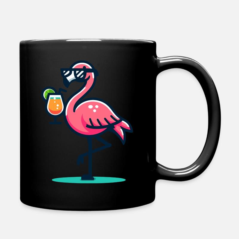 Flamingo - Tasse einfarbig - Schwarz