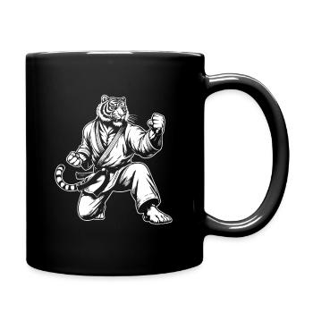 Martial Arts Tiger – The King of Fighters - Full Colour Mug - black - Right
