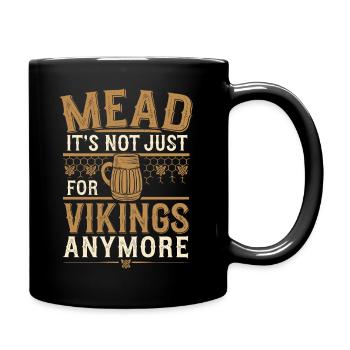 Passion for mead – A timeless pleasure - Full Colour Mug - black - Right