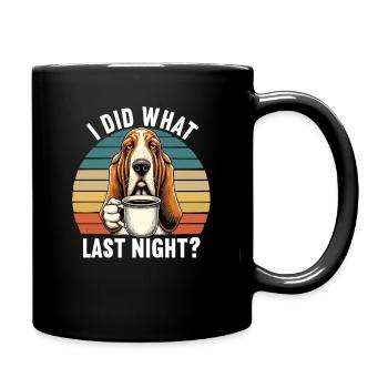 Ich Bin Nicht Faul Basset Hound Basset Hounds - Tasse einfarbig - Schwarz - Rechts