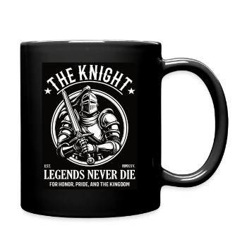 Der Ritter – Legenden sterben nie - Tasse einfarbig - Schwarz - Rechts