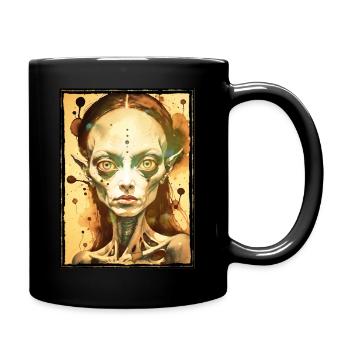 Strange Mary - Full Colour Mug - black - Right