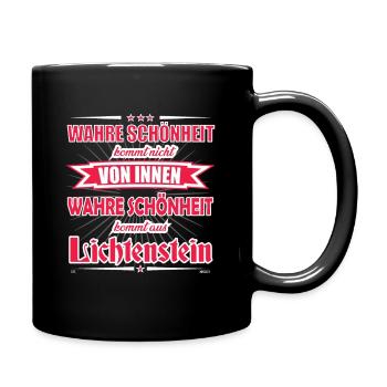 La vraie beauté vient de Lichtenstein Design - Mug uni - noir - Droite