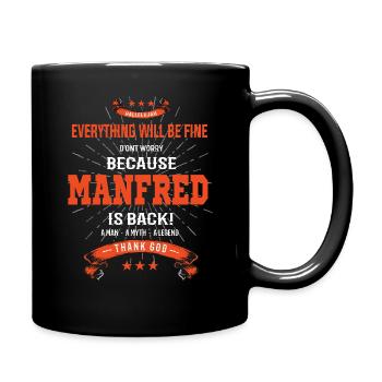 Tout ira bien Manfred est de retour - Mug uni - noir - Droite