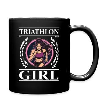 Triathlon Girl – Pour l’athlète d’endurance - Mug uni - noir - Droite