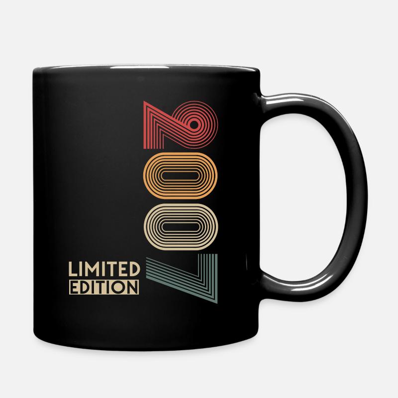 2007 Jahrgang Limited Edition - Tasse einfarbig - Schwarz