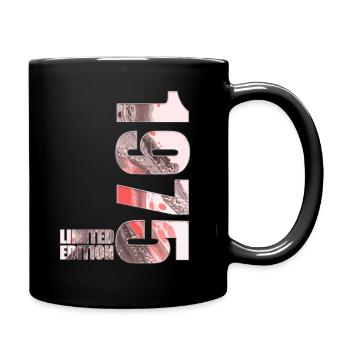 1975 Jahrgang Limited Edition - Tasse einfarbig - Schwarz - Rechts
