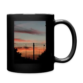 DÄMMERUNG - Tasse einfarbig - Schwarz - Rechts