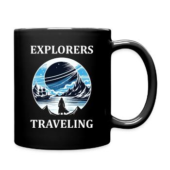 Explorer and Travel Design - Explorer Dreams - Full Colour Mug - black - Right