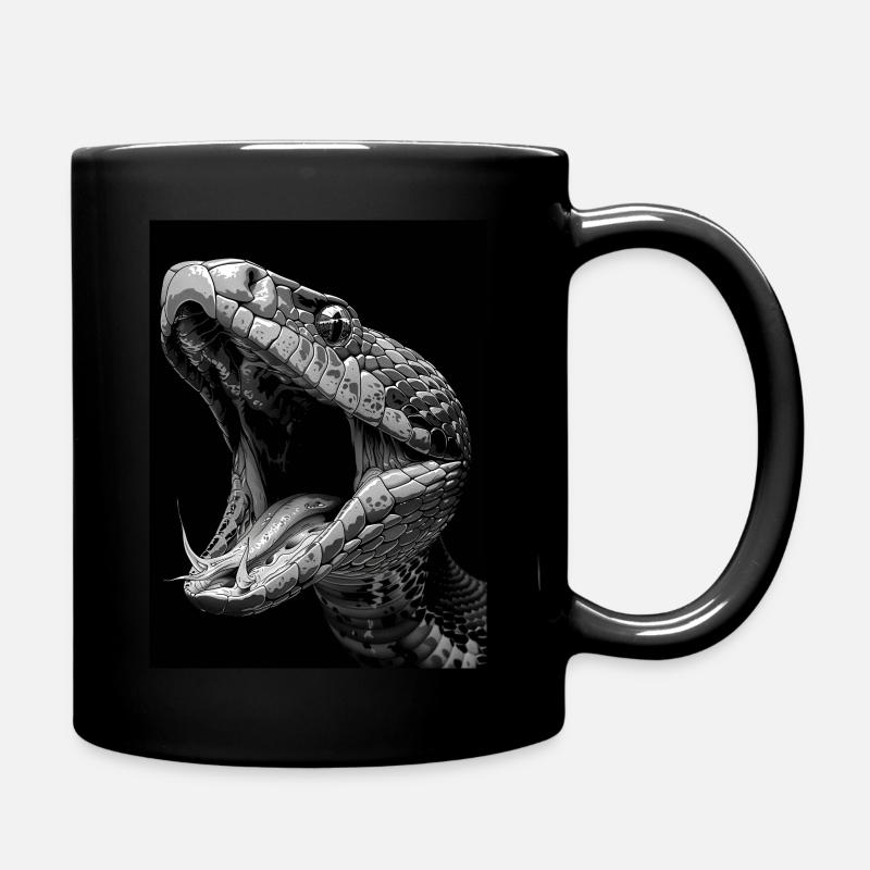 Serpent foncé tatouage style serpent T shirt imprimé - Mug uni - noir