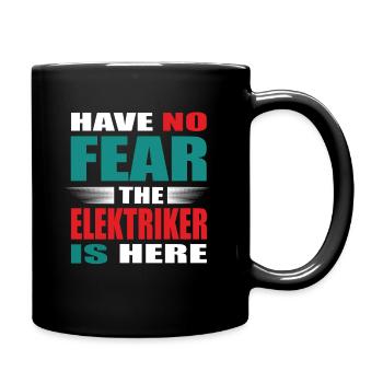 N’ayez pas peur, l’Elektriker est là Tenue - Mug uni - noir - Droite