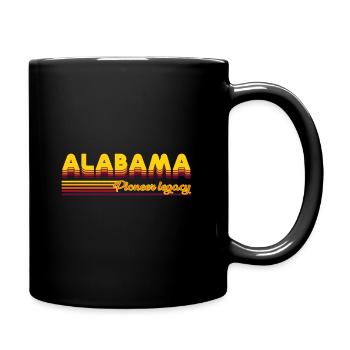 cool Alabama USA states design - Full Colour Mug - black - Right