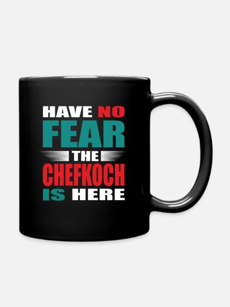 Have no Fear the Chefkoch is here Outfit - Tasse einfarbig - Schwarz