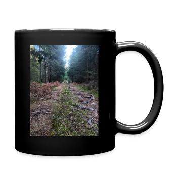 Forest path - Full Colour Mug - black - Right
