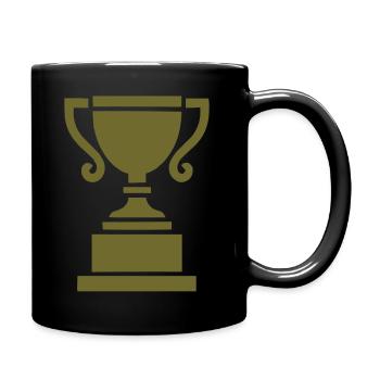 pokal 1 - Tasse einfarbig - Schwarz - Rechts
