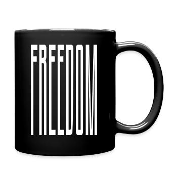 Freedom pour tous. - Mug uni - noir - Droite