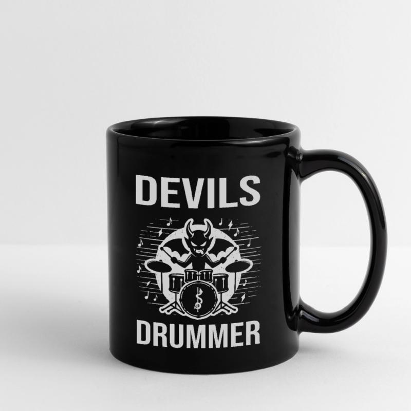 Devils Drummer. The devilish hellish drummer Full Colour Mug