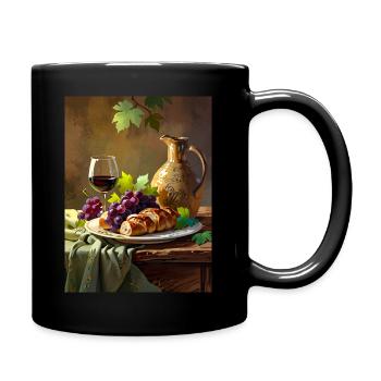 Rustic Elegance - Full Colour Mug - black - Right