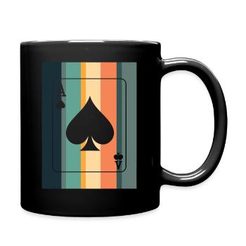 Poker Casino - Mug uni - noir - Droite