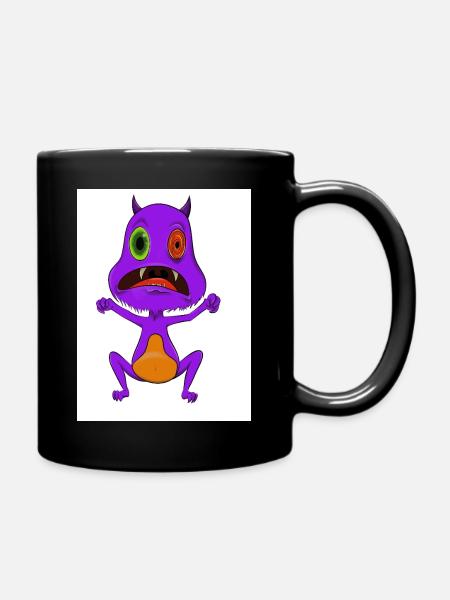 Monstre - Mug uni - noir