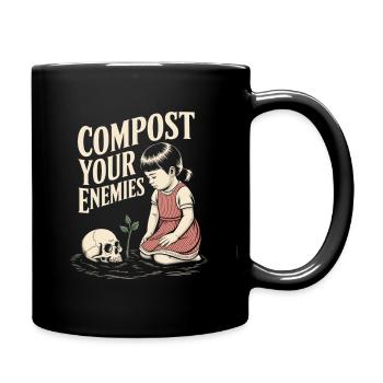 Compost Your Enemies: Growth - Full Colour Mug - black - Right