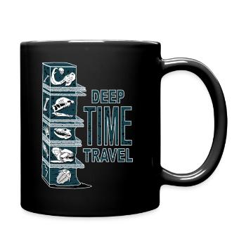 Time travel through the history of the earth Geology 2 - Full Colour Mug - black - Right