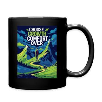 Design growth - Mug uni - noir - Droite