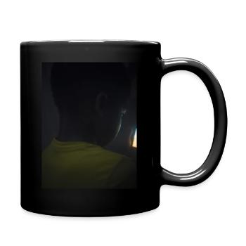 smart phone - Tasse einfarbig - Schwarz - Rechts