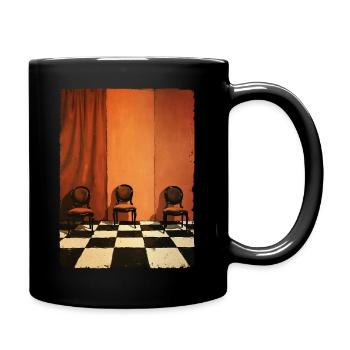 Surreal Chairs - Tasse einfarbig - Schwarz - Rechts