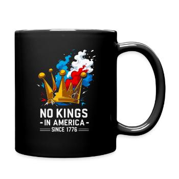 Aucun roi en Amérique depuis 1776 - Mug uni - noir - Droite