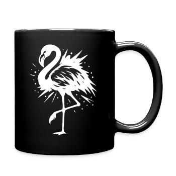 Elegant Flamingo Silhouette Artwork - Full Colour Mug - black - Right