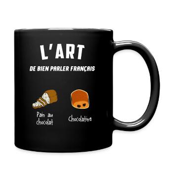 Fierté Sud Ouest Geschenkidee - Tasse einfarbig - Schwarz - Rechts