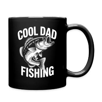 Conception de pêche cool pour papa - Mug uni - noir - Droite