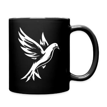 Weiße Taube – Symbol des Heiligen Geistes - Mug uni - noir - Droite