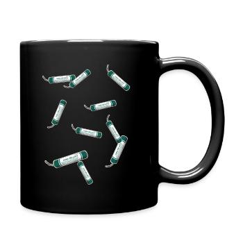 Pétards pyrotechniques - Mug uni - noir - Droite