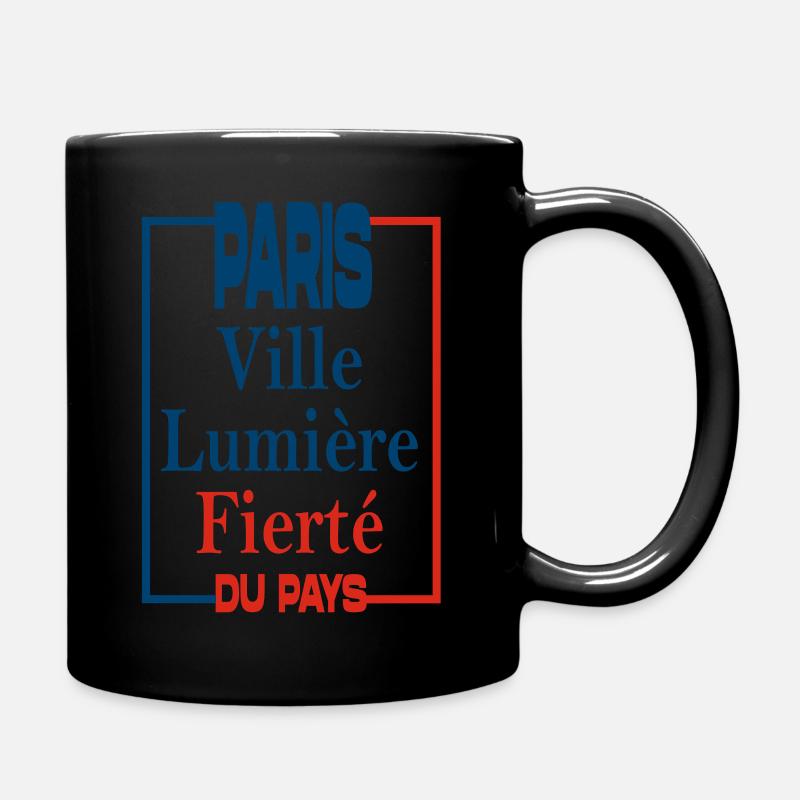 PARIS STADT DES LICHTS - Tasse einfarbig - Schwarz